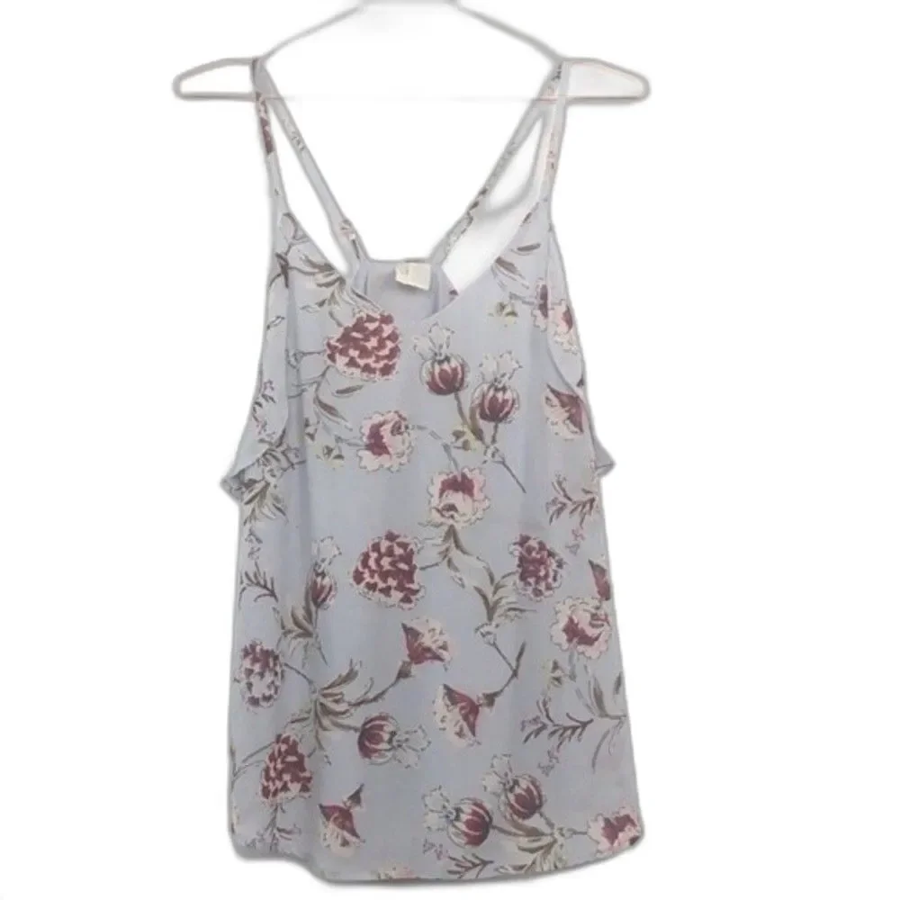 Japna Floral Cami Ruffle Detail Around Back (255) - Picture 1 of 6